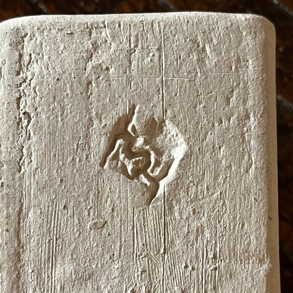 Butter Server / Sled LEN LINDSAY Signed Stoneware Glazed Pottery Vintage 80s - Picture 11 of 11